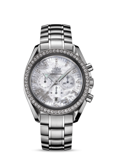 Omega Speedmaster Broad Arrow Stainless Steel / Diamond / MOP / Bracelet 3555.75.00