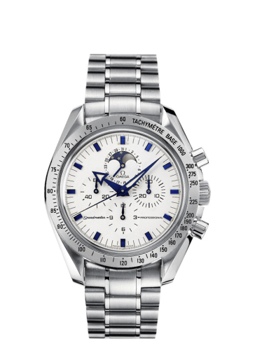 Omega Speedmaster Professional Broad Arrow Moonphase Stainless Steel / Ivory / Bracelet 3575.20.00