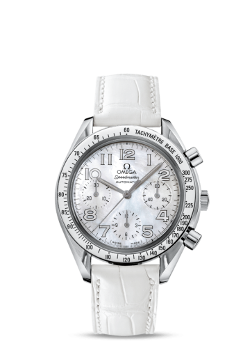 Omega Speedmaster Reduced Ladies Stainless Steel / MOP / White 3834.70.36
