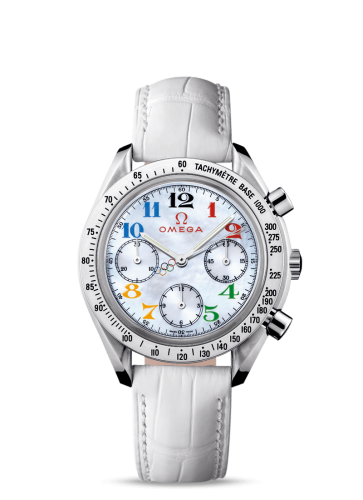 Omega Speedmaster Reduced Stainless Steel / MOP / Olympic Collection 3836.70.36