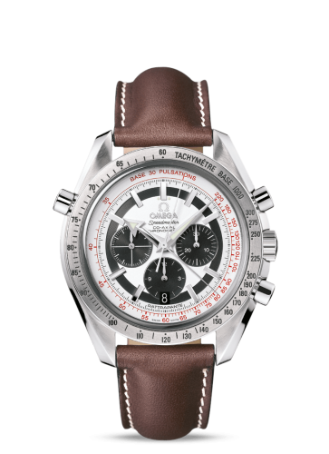 Omega Speedmaster Broad Arrow Co-Axial Rattrapante Stainless Steel / Panda 3882.31.37