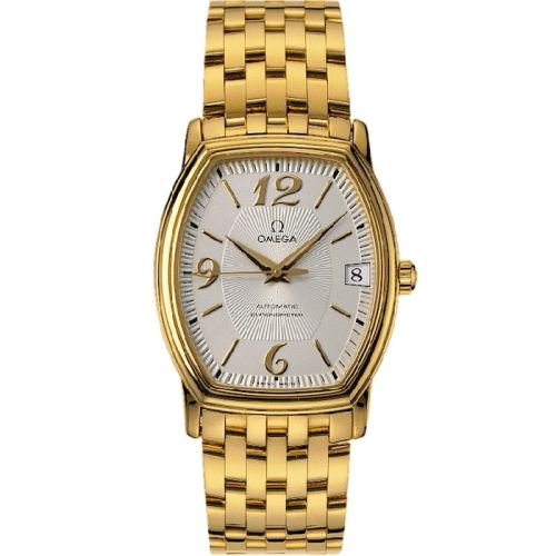 Omega De Ville Prestige Automatic 31.2 Tonneau Yellow Gold / Silver / Bracelet 4103.31.00