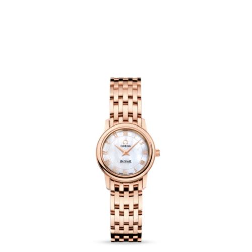 Omega De Ville Prestige Quartz 22 Red Gold / MOP / Bracelet 4116.70.00