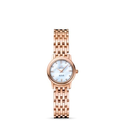 Omega De Ville Prestige Quartz 22 Red Gold / MOP Diamond / Bracelet 4116.75.00