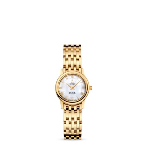 Omega De Ville Prestige Quartz 22 Yellow Gold / MOP / Bracelet 4170.71.00