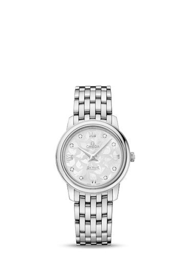 Omega De Ville Prestige Quartz 27.4 Stainless Steel / MOP Butterfly / Bracelet 424.10.27.60.52.001