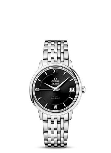 Omega De Ville Prestige Co-Axial 32.7 Stainless Steel / Black / Bracelet 424.10.33.20.01.001