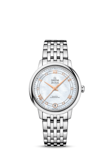 Omega De Ville Prestige Co-Axial 32.7 Stainless Steel / White MOP / Stainless Steel 424.10.33.20.55.002