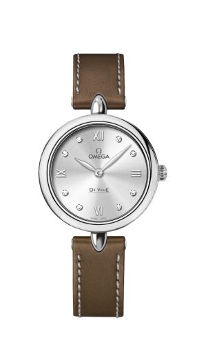Omega De Ville Prestige Dewdrop Quartz 27.4 Stainless Steel / Silver 424.12.27.60.52.001