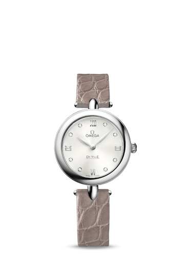 Omega De Ville Prestige Dewdrop Quartz 27.4 Stainless Steel / Silver 424.13.27.60.52.001