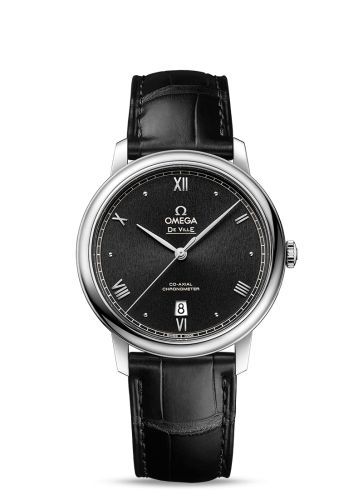 Omega De Ville Prestige Co-Axial 39.5 Stainless Steel / Black Sunburst 424.13.40.20.01.002