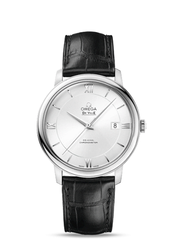 Omega De Ville Prestige Co-Axial 39.5 Stainless Steel / Silver 424.13.40.20.02.001