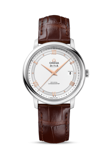 Omega De Ville Prestige Co-Axial 39.5 Stainless Steel / Vintage Silver 424.13.40.20.02.002