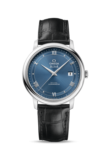 Omega De Ville Prestige Co-Axial 39.5 Stainless Steel / Vintage Blue 424.13.40.20.03.002
