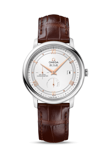Omega De Ville Prestige Co-Axial 39.5 Power Reserve Stainless Steel / Vintage Silver 424.13.40.21.02.002