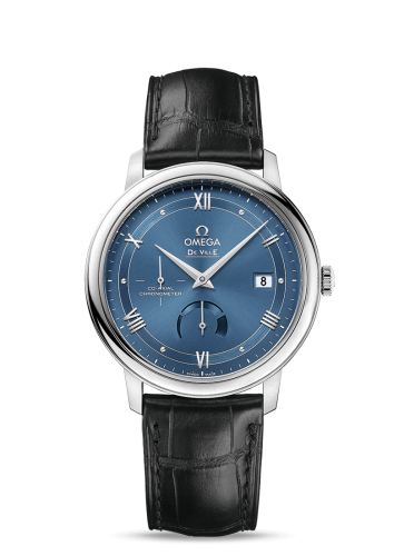 Omega De Ville Prestige Co-Axial 39.5 Power Reserve Stainless Steel / Vintage Blue 424.13.40.21.03.002