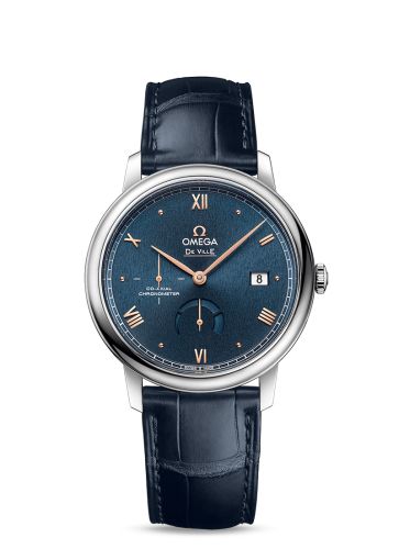 Omega De Ville Prestige Co-Axial 39.5 Power Reserve Stainless Steel / Blue Sunburst 424.13.40.21.03.003
