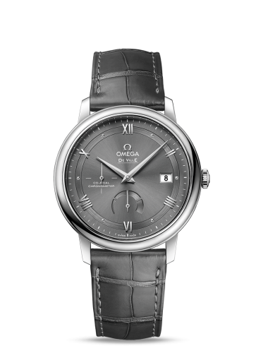 Omega De Ville Prestige Co-Axial 39.5 Power Reserve Stainless Steel / Vintage Grey 424.13.40.21.06.001
