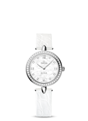 Omega De Ville Prestige Dewdrop Quartz 27.4 Stainless Steel / MOP / Diamond 424.18.27.60.55.001