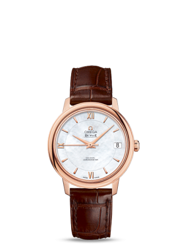 Omega De Ville Prestige Co-Axial 32.7 Red Gold / MOP 424.53.33.20.05.001