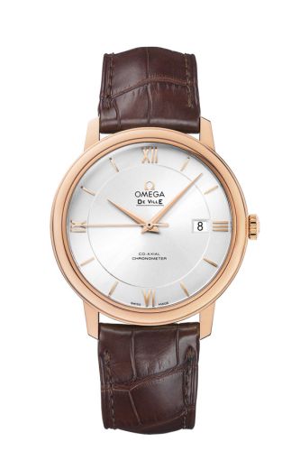 Omega De Ville Prestige Co-Axial 39.5 Red Gold / Silver 424.53.40.20.02.003