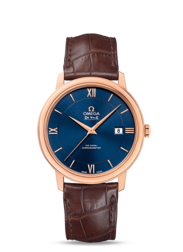 Omega De Ville Prestige Co-Axial 39.5 Red Gold / Blue 424.53.40.20.03.002