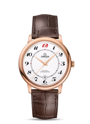 Omega De Ville Prestige Co-Axial 39.5 Red Gold / Enamel / 50th Anniversary 424.53.40.20.04.004