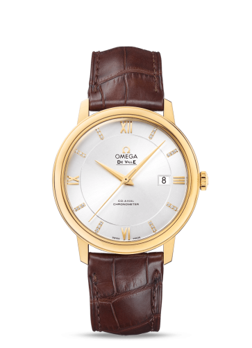 Omega De Ville Prestige Co-Axial 39.5 Yelllow Gold / Silver 424.53.40.20.52.001