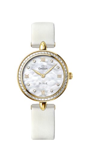 Omega De Ville Prestige Dewdrop Quartz 27.4 Yellow Gold / Diamond 424.57.27.60.55.001