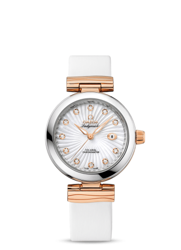 Omega LadyMatic Co-Axial 34 Stainless Steel / Red Gold / MOP 425.22.34.20.55.001