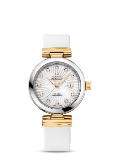Omega LadyMatic Co-Axial 34 Stainless Steel / Yellow Gold / MOP 425.22.34.20.55.002
