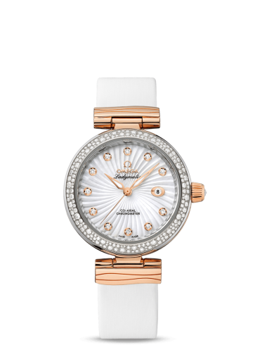 Omega Ladymatic Co-Axial 34 Stainless Steel / Red Gold / Diamond / MOP 425.27.34.20.55.001