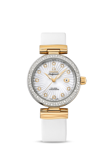 Omega LadyMatic Co-Axial 34 Stainless Steel / Yellow Gold / Diamond / MOP 425.27.34.20.55.002