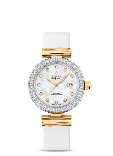 Omega LadyMatic Co-Axial 34 Stainless Steel / Yellow Gold / Diamond / MOP 425.27.34.20.55.003