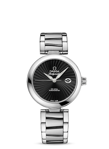 Omega LadyMatic Co-Axial 34 Stainless Steel / Black / Bracelet 425.30.34.20.01.001