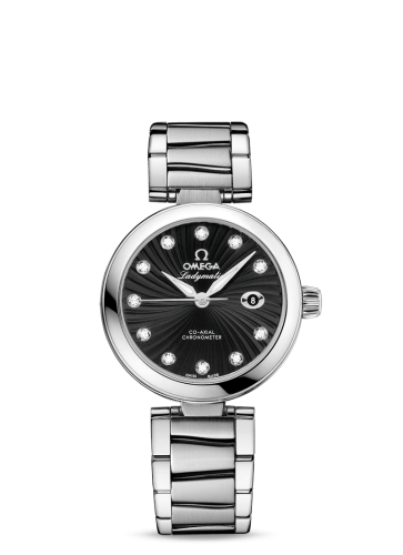 Omega LadyMatic Co-Axial 34 Stainless Steel / Black / Bracelet 425.30.34.20.51.001