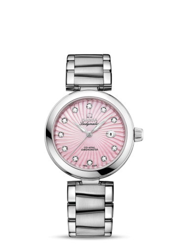 Omega LadyMatic Co-Axial 34 Stainless Steel / Pink MOP / Bracelet 425.30.34.20.57.001