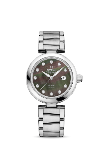 Omega LadyMatic Co-Axial 34 Stainless Steel / Brown MOP / Bracelet 425.30.34.20.57.004