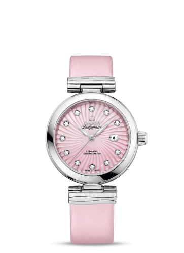 Omega LadyMatic Co-Axial 34 Stainless Steel / Pink MOP 425.32.34.20.57.001