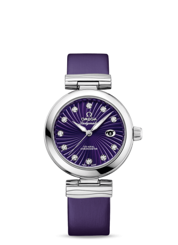 Omega LadyMatic Co-Axial 34 Stainless Steel / Purple 425.32.34.20.60.001