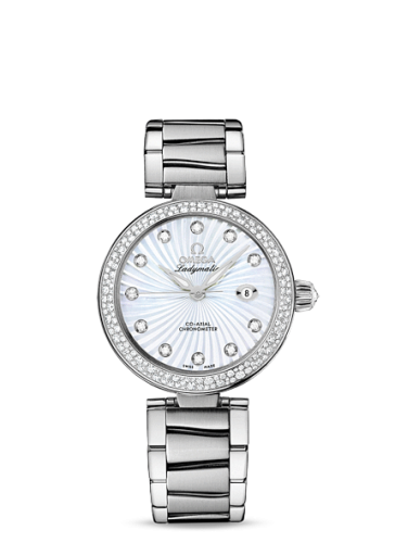 Omega LadyMatic Co-Axial 34 Stainless Steel / Diamond / MOP / Bracelet 425.35.34.20.55.001
