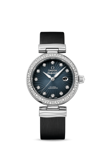 Omega LadyMatic Co-Axial 34 Stainless Steel / Diamond / Blue 425.37.34.20.56.001
