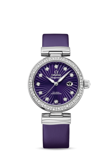Omega LadyMatic Co-Axial 34 Stainless Steel / Diamond / Purple 425.37.34.20.60.001