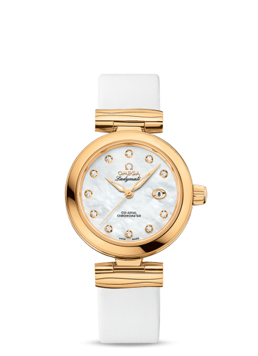 Omega LadyMatic Co-Axial 34 Yellow Gold / MOP 425.62.34.20.55.003