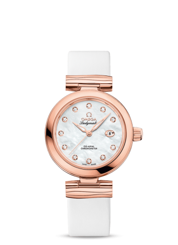 Omega LadyMatic Co-Axial 34 Sedna Gold / MOP 425.62.34.20.55.004