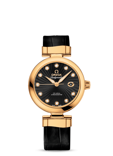 Omega LadyMatic Co-Axial 34 Yellow Gold / Black 425.63.34.20.51.002