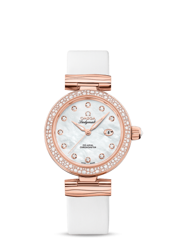 Omega LadyMatic Co-Axial 34 Sedna Gold / Diamond / MOP 425.67.34.20.55.008