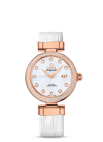 Omega LadyMatic Co-Axial 34 Red Gold / Diamond / MOP 425.68.34.20.55.004