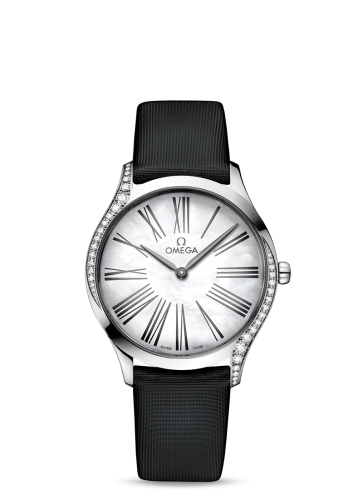 Omega De Ville Trésor 36 Stainless Steel / MOP Roman / Fabric 428.17.36.60.05.001