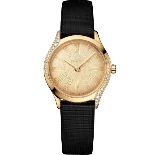 Omega Mini Trésor Quartz 26 Moonshine Gold - Diamond / Moonshine Gold 428.57.26.60.99.001